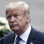 Shot of Donald Trump.
